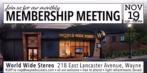 November Member Meeting 