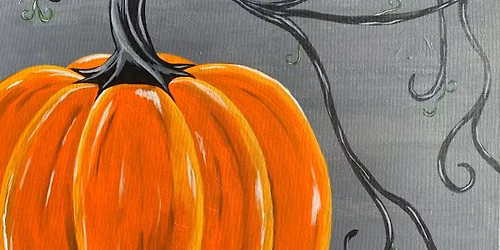 Masterpiece in the Making: Paint and sip our Charming Pumpkin