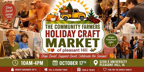 Community Farmers Holiday Craft market of Pleasant Hill