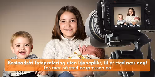Kostnadsfri barnefotografering p\u00e5 Amfi Orkanger uten kj\u00f8peplikt!