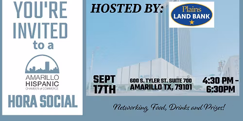 Hora Social - Plains Land Bank