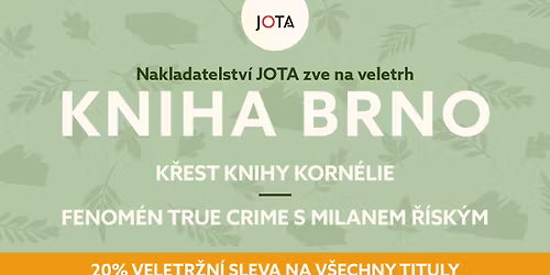 JOTA na veletrhu KNIHA BRNO