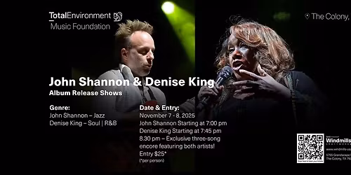 John Shannon & Denise King Album Release | Night 1