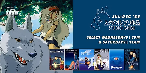 STUDIO GHIBLI FILM SERIES July-Dec 2025