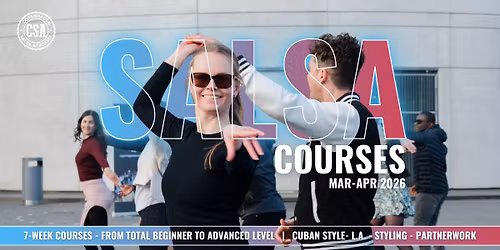 \ud83d\udd7a\ud83d\udc83 Salsa Courses - NEW Mar-Apr Season\ud83d\udc83\ud83d\udd7a