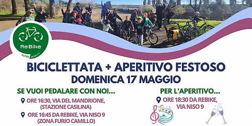 Biciclettata + Aperitivo festoso
