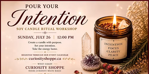 Pour your own Intention Candle