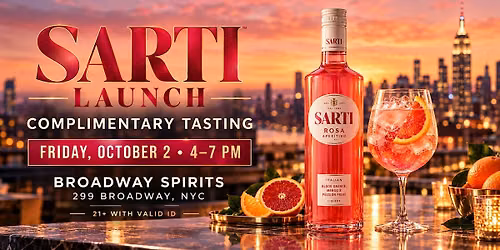 Pretty in Pink: The Sarti Spritz Launch Party! \u2728