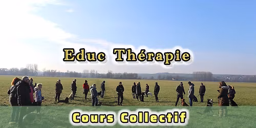 Cours collectif et promenade entre village et champs