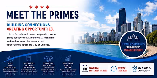 Meet the Primes - with Chicago's Fleet & Facility Management and CMSDC