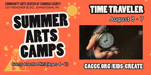 Time Traveler (Camp Create Mini - Ages 4 - 7)