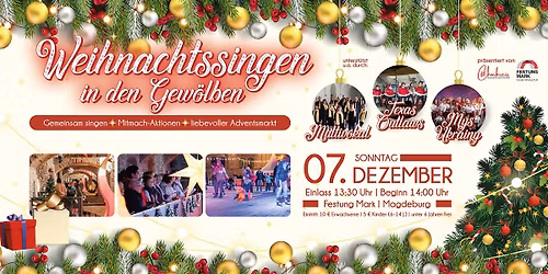 Weihnachtssingen in den Gew\u00f6lben \ud83c\udf84 | gemeinsam singen \u2728 Mitmach-Aktionen \u2728 liebevoller Adventsmarkt