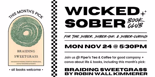 Wicked Sober Book Club \ud83d\udcda\u2728 Monthly Meetup
