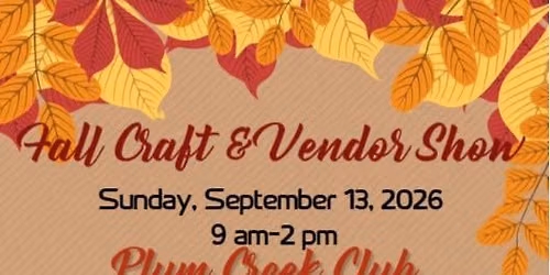 Fall Craft and Vendor Show