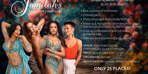 JAMILAH\u2019S GLAMOUR CAMP 2026 - SUMMER DANCE CAMP