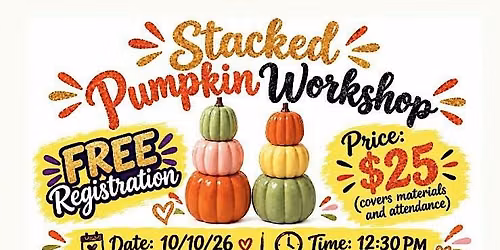 STACKED PUMPKIN WORKSHOP