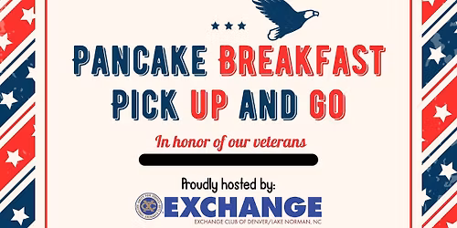 Pancake Breakfast for our Veterans