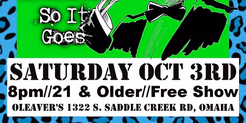 FREE PUNK SHOW: Bad Actors, Unlawful Assembly (Iowa), So It Goes at O'Leaver's Pub