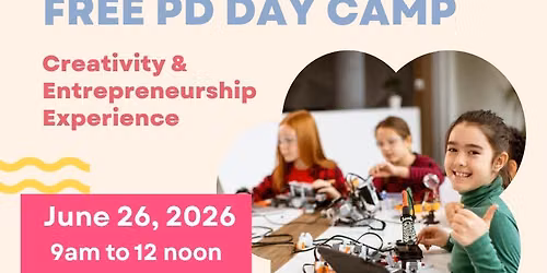 Kidpreneur Free PD Day Camp 