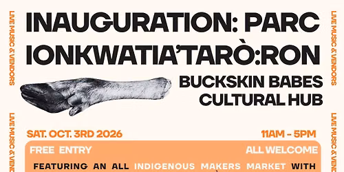 Inauguration of Parc Ionkwatia'tar\u00f2:ron - Buckskin Babes Cultural Hub