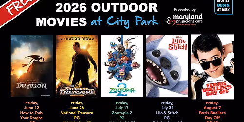 Outdoor Movies in City Park