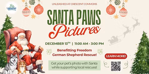 Santa Photos at Unleashed of Cary