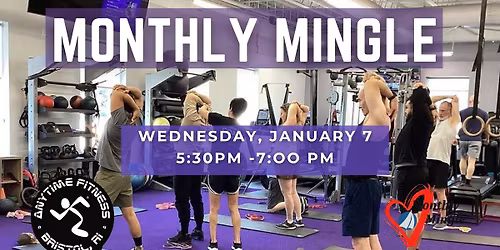 January Monthly Mingle hosted by Anytime Fitness Bristol