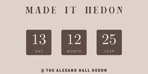 Made it Makers Market Hedon