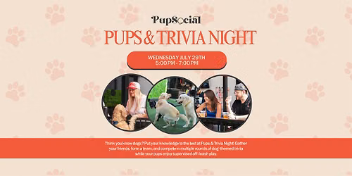 Pups & Trivia Night