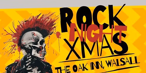 ROCK NIGHT @OAK INN, WALSALL FOR MARIE CURIE