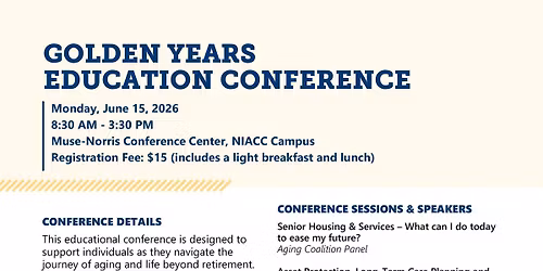 Golden Years Education Conference