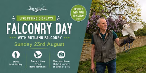 Falconry day at Sacrewell Farm