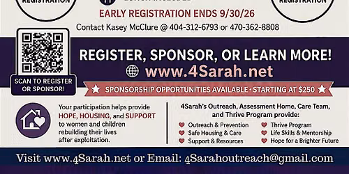 4Sarah's 14th Annual "Golfers fore Freedom" Charity Golf Tournament