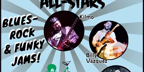 BLUES - ROCK & SOUL - FUNK   @ BAR BETTY WED. JUNE 10, 7:30 PM w\/KILMO - BILLY VAZQUEZ - JACK CIANO