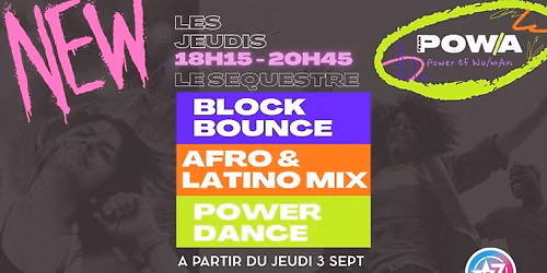 NOUVEAUT\u00c9 : 3 cours Dance & Fun au S\u00e9questre !