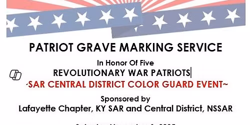 Patriot Grave Marking Service - Bethel Church