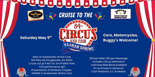 Cruise to the 84th Annual Shrine Circus & Fair! 