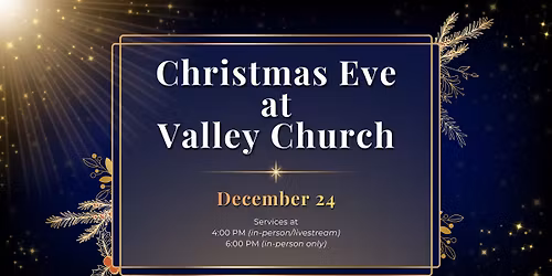 Christmas Eve Service - 6 pm
