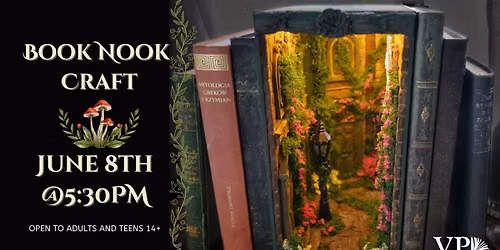 Adult Craft Night: Book Nooks