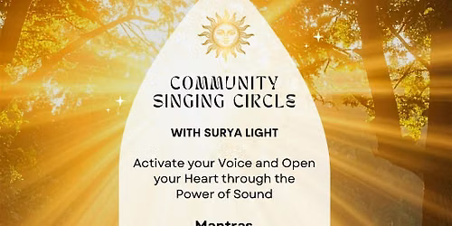 Community Singing Circle in the Park