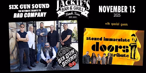 Six Gun Sound with Stoned Immaculate at Jackie's Bar & Grill