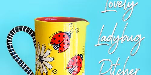 Lovely Ladybug Pitcher