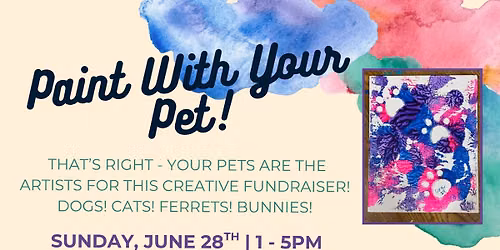 Paint WITH Your Pet at Healthy Pet Veterinary Clinic 