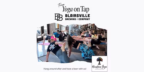 Yoga on Tap at Blairsville Brewing Company!