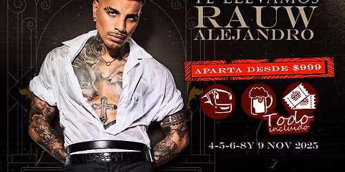 Tour Rauw Alejandro 2025 CDMX | Transporte + Boletos desde Puebla y Tlaxcala