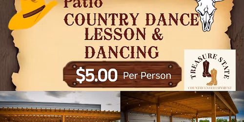 Thursday Patio Country Dance Lesson & Dancing \ud83d\udc83