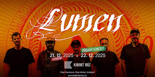 LVMEN + GINGER WIZARD & THE PETER JACKSONS + TOM\u00c1\u0160 PALUCHA + CODE NAME LINHART | Kabinet M\u00daZ