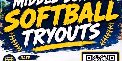Flier Youth Sports MMS Softball Tryouts