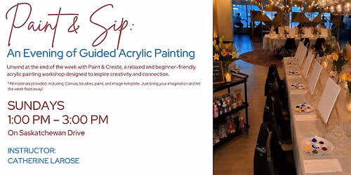 Paint and Sip - Guided Art Experience