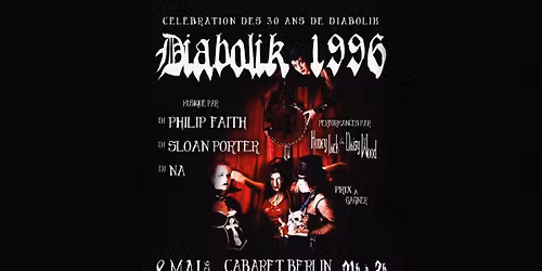 C\u00c9L\u00c9BRATION DES 30 ANS DE DIABOLIK